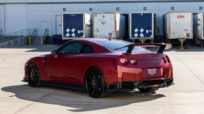 Nissan GT-R R35 (2008–2016) – TS Style Carbon Fiber Rear Diffuser with LED Brake Light