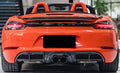 Porsche 718 Boxster / Cayman (2016–2019) – Carbon Fiber Rear Diffuser