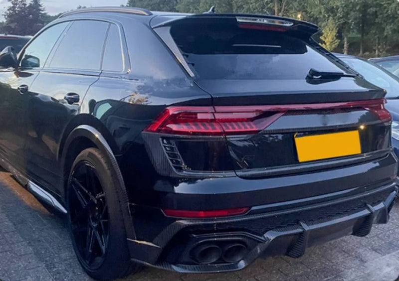 Audi RSQ8 SUV Sport (2020–2023) - Carbon Fiber Roof Spoilers (3-Piece)