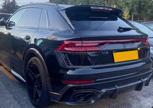 Audi RSQ8 SUV Sport (2020–2023) - Carbon Fiber Roof Spoilers (3-Piece)