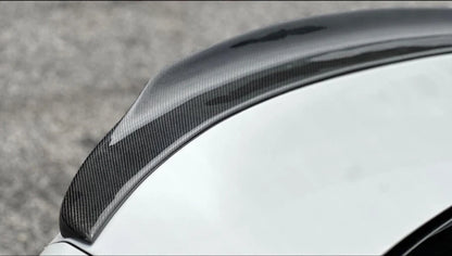 Mercedes-Benz W206 C300 C43 Sedan - P Style Carbon Fiber Trunk Spoiler
