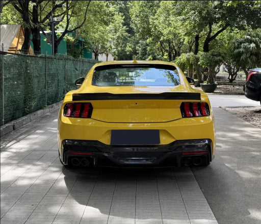 Ford Mustang S650 EcoBoost Base Model (2024+) - Carbon Fiber Rear Diffuser