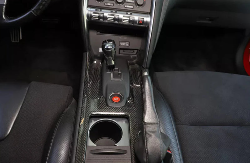 Nissan GT-R R35 – Carbon Fiber Center Console Panel Cover