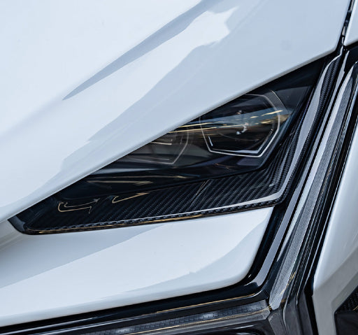 Lamborghini Revuelto - MSY Style Prepreg Dry Carbon Fiber Front Light Covers