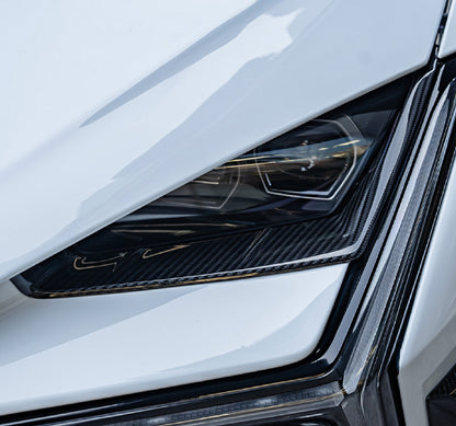 Lamborghini Revuelto - MSY Style Prepreg Dry Carbon Fiber Front Light Covers