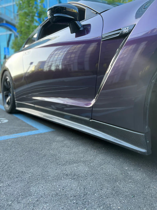 Nissan GTR - Carbon Fiber Side Skirt Extension