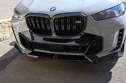 BMW X5 G05 LCI (2024–2026) - Gloss Black Front Lip Splitter for M Sport