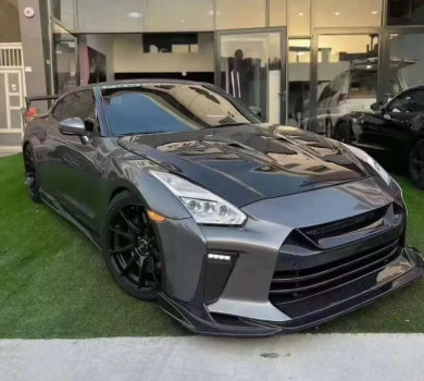 Nissan GT-R R35 – TS Style Carbon Fiber Front Bumper & Front Lip