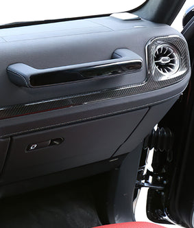 Mercedes-Benz G Wagon W464 (2019–2023) - Carbon Fiber Center Dashboard & Air Vent Trim Cover