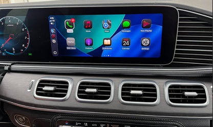 Mercedes-Benz GLE W167 (2020–2025) NTG6.0 – Full Screen Wireless Apple CarPlay & Android Auto Upgrade