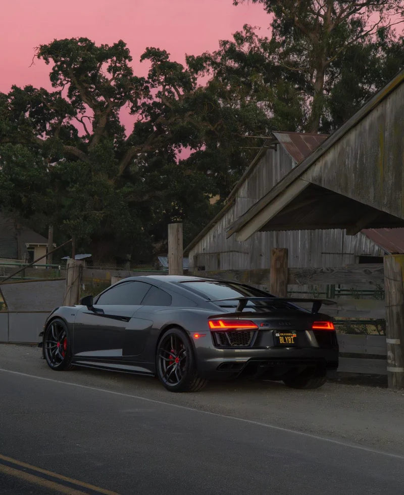 Audi R8 Gen 2 V Style Carbon Fiber Wing