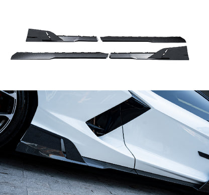 Lamborghini Revuelto - MSY Style Prepreg Dry Carbon Fiber Side Skirts