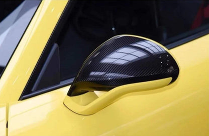 Porsche 991 911 981 Cayman Boxster - Sport Style Carbon Fiber Mirror Cap Set