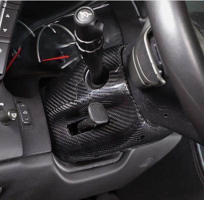 Chevrolet Corvette C6 (2005–2013) – Carbon Fiber Steering Wheel Lower Cover Trim