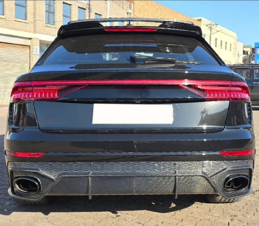 Audi Q8 RSQ8 Carbon Fiber Rear Diffuser