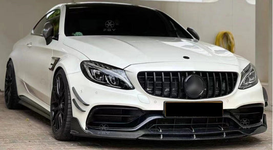 Mercedes W205 C43 AMG (2017–2021) – Carbon Fiber Front Lip
