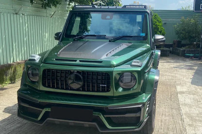 Mercedes-Benz G Wagon W463A/W464 G350/G500/G63 - Dry Carbon Fiber Engine Hood Bonnet Replacement