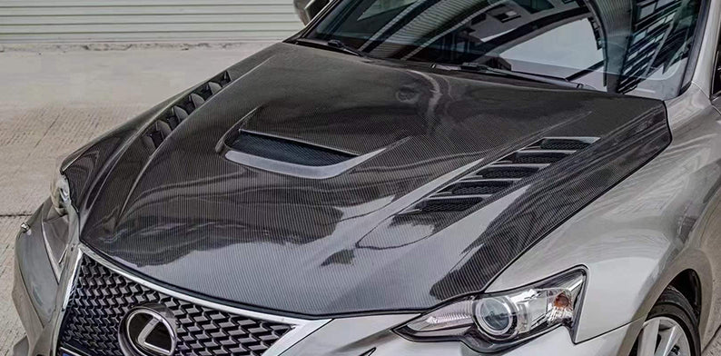 Lexus IS Series (2014–2020) - Carbon Fiber Vented Hood