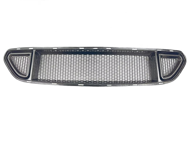 Ford Mustang 2015–2017 – R Style Carbon Fiber Front Grille Trim Cover