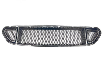 Ford Mustang 2015–2017 – R Style Carbon Fiber Front Grille Trim Cover