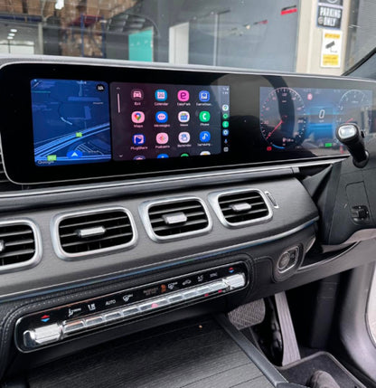 Mercedes-Benz GLE W167 (2020–2025) NTG6.0 – Full Screen Wireless Apple CarPlay & Android Auto Upgrade