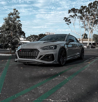 Audi RS5 B9.5 Coupe (2020-2024) - AE Style Carbon Fiber Front Lip Spoiler