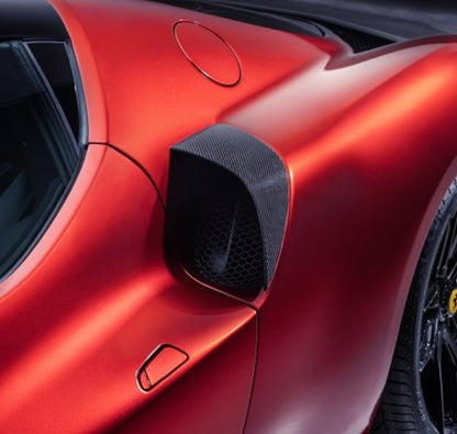 Ferrari 296 GTB / GTS - N Style Prepreg Dry Carbon Fiber Front Side Air Inlet Trim