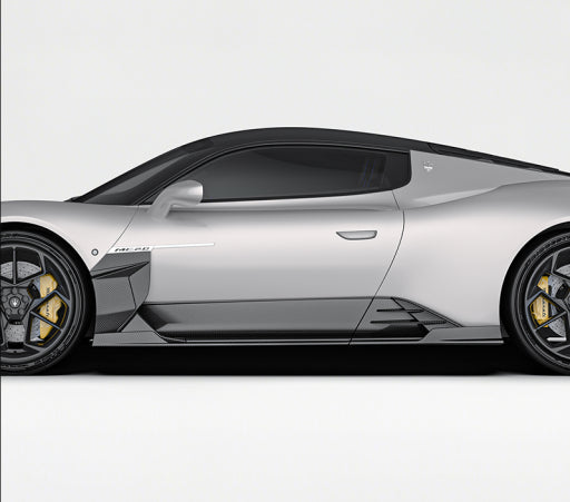 Maserati MC20 – Carbon Fiber Side Skirt Extensions