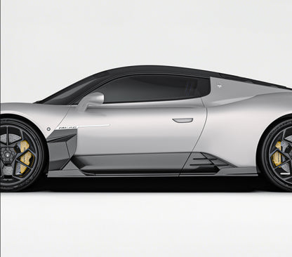 Maserati MC20 – Carbon Fiber Side Skirt Extensions