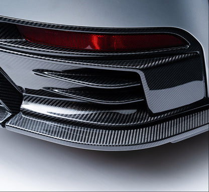 Porsche 911 992.2 Carrera / Carrera 4 / Carrera 4S / Carrera T - Paktechz Dry Carbon Fiber Upper Rear Diffuser