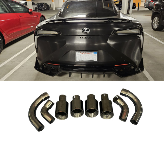 Lexus LC500 / LC500h - Quad Exhaust Tips