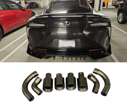 Lexus LC500 / LC500h - Quad Exhaust Tips