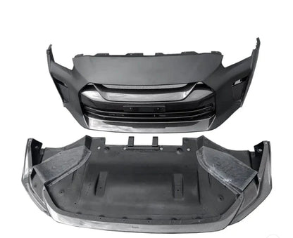 Nissan GT-R R35 – TS Style Carbon Fiber Front Bumper & Front Lip