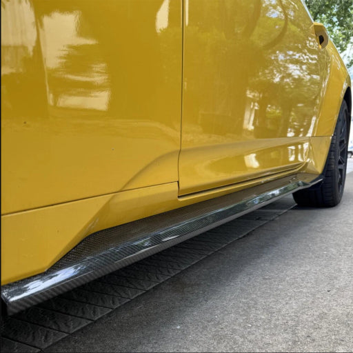 Ford Mustang S650 EcoBoost / GT Coupe (2024+) - Carbon Fiber Side Skirts