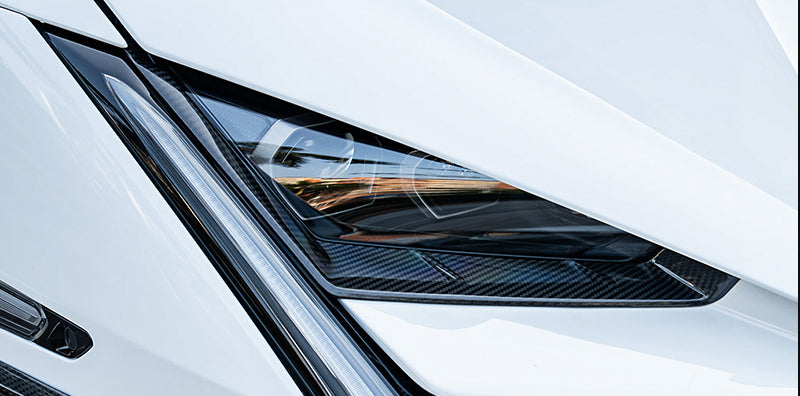 Lamborghini Revuelto - MSY Style Prepreg Dry Carbon Fiber Front Light Covers