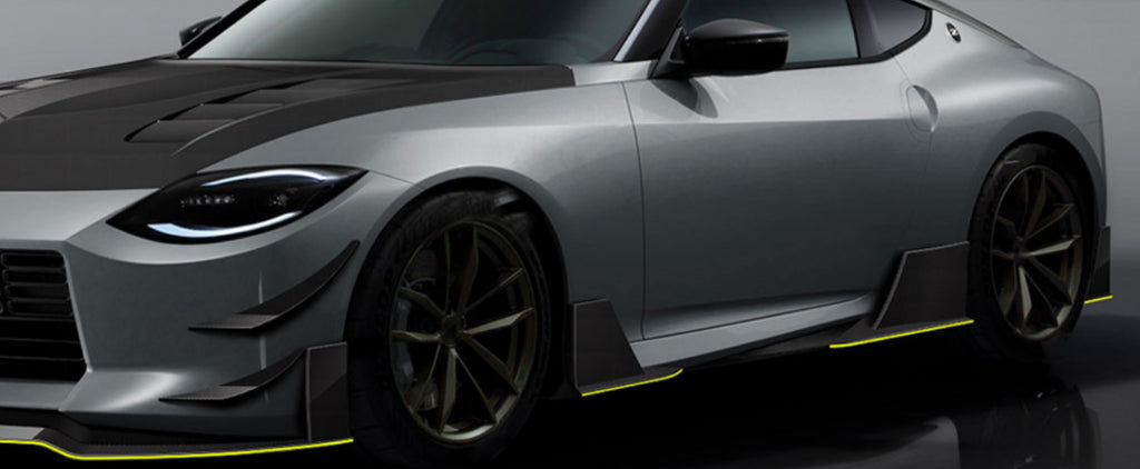 Nissan 400Z RZ34 - Carbon Fiber Side Skirts Extension