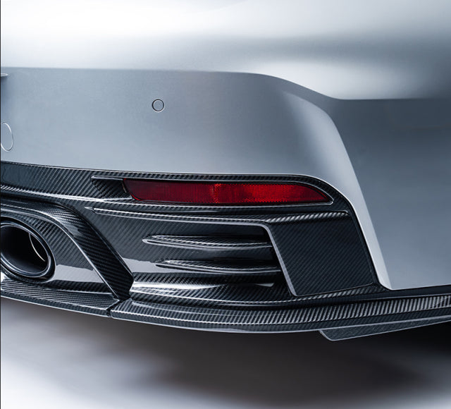 Porsche 911 992.2 Carrera / Carrera 4 / Carrera 4S / Carrera T - Paktechz Dry Carbon Fiber Rear Canards