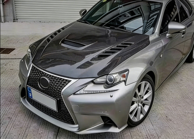 Lexus IS Series (2014–2020) - Carbon Fiber Vented Hood