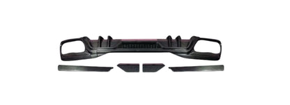 BMW X7 G07 (2019–2026) - LD Style Carbon Fiber Rear Diffuser