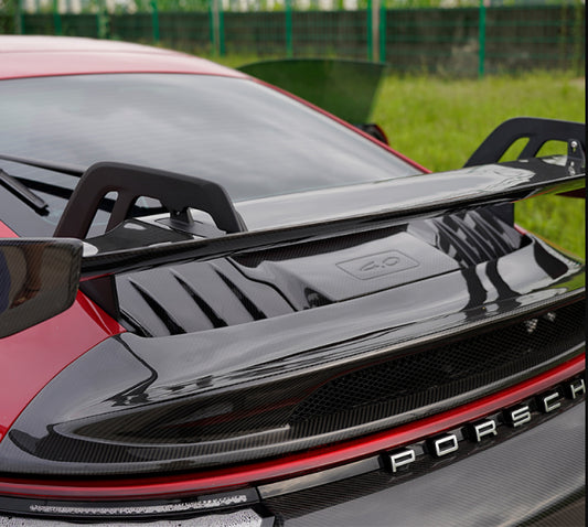 Porsche 911 / 992 – GT3 Style Carbon Fiber Wing & Base