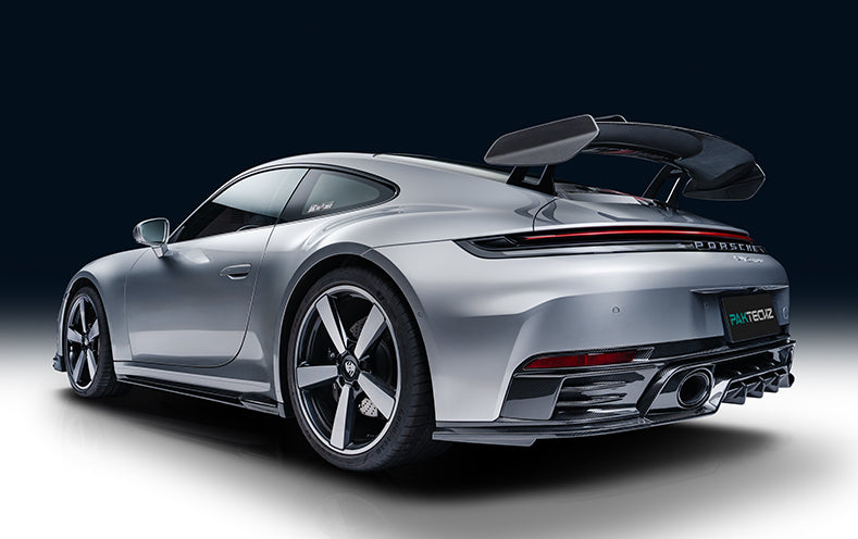 Porsche 911 992.2 Carrera / Carrera 4 / Carrera 4S / Carrera T - Paktechz Dry Carbon Fiber Rear Canards