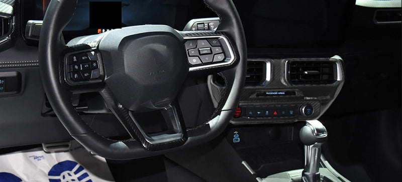 Ford Mustang S650 (2024+) - Dry Carbon Fiber Interior Trim Kit