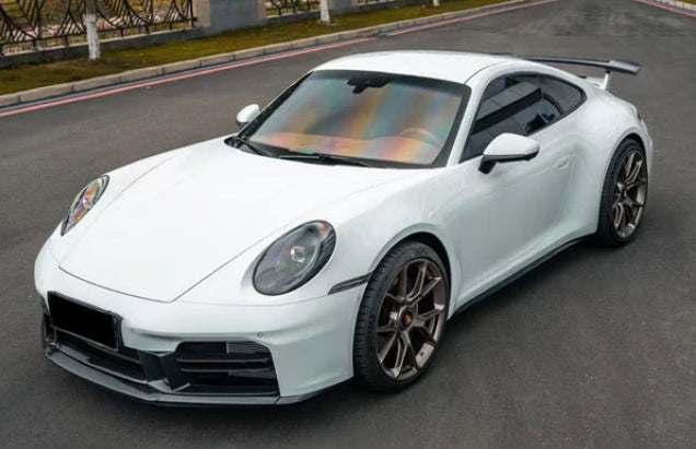 Porsche 911 992.2 - Dry Carbon Fiber OEM Front Splitter & Bumper Vent Trim