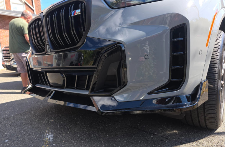 BMW X5 G05 LCI (2024–2026) - Gloss Black Front Lip Splitter for M Sport