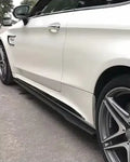 Mercedes C63 AMG - Carbon Fiber Side Skirt Extensions