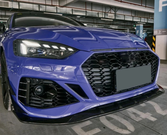 Audi RS5 B9.5 (2020-2025) - Carbon Fiber Front Lip Spoiler