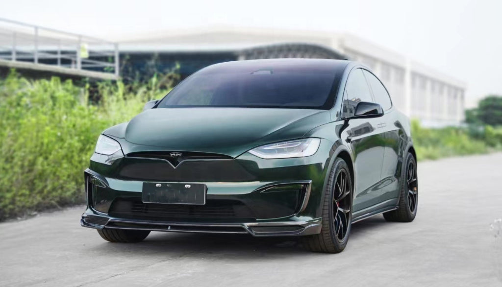 Tesla Model X – C Style Carbon Fiber Front Lip