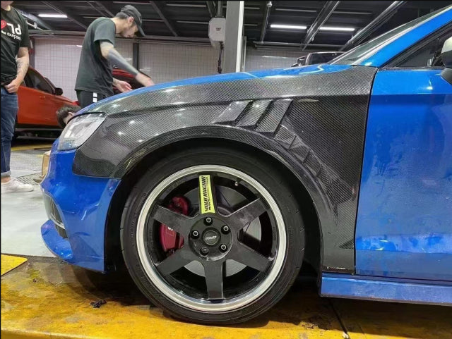 Audi RS3/S3/A3 - Carbon Fiber Front Vented Fenders