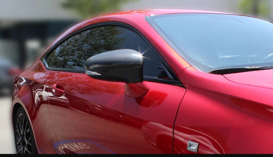 Lexus ES / IS / GS / LS / CT / RC / RC F – Carbon Fiber Side Mirror Cover Caps
