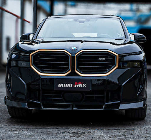 BMW XM G09 (2023–Present) - LD Style Dry Carbon Fiber Front Spoiler Lip Splitter